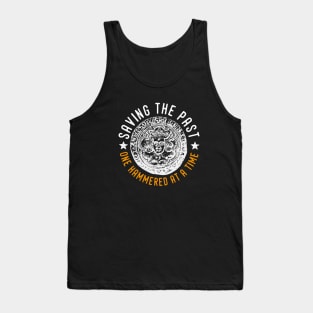 Hammered coin metal detecting Tank Top